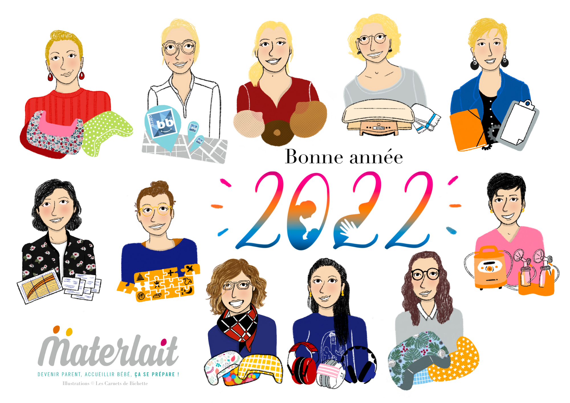 Vœux Materlait Les Carnets de Bichette