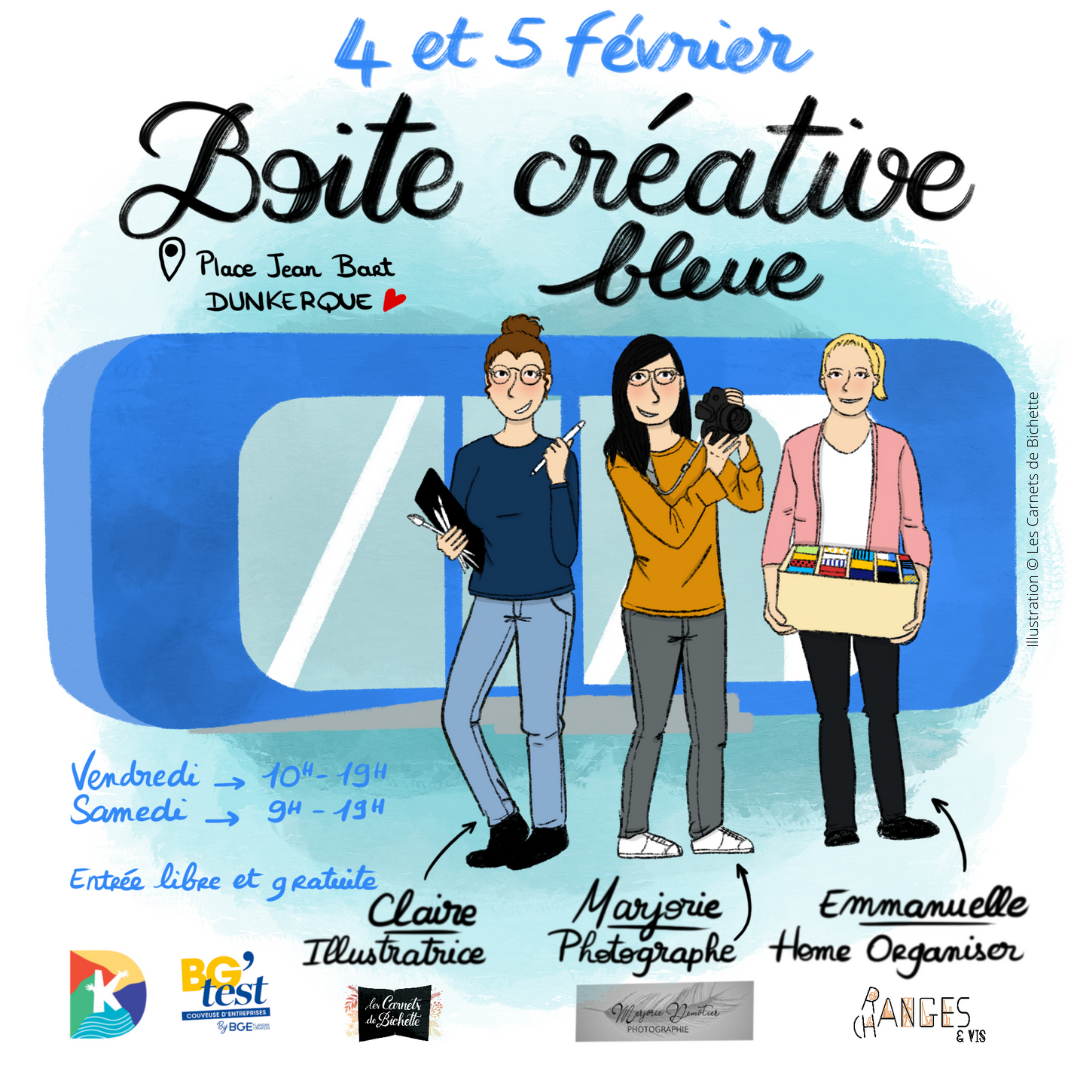 Boite créative Dunkerque Les Carnets de Bichette