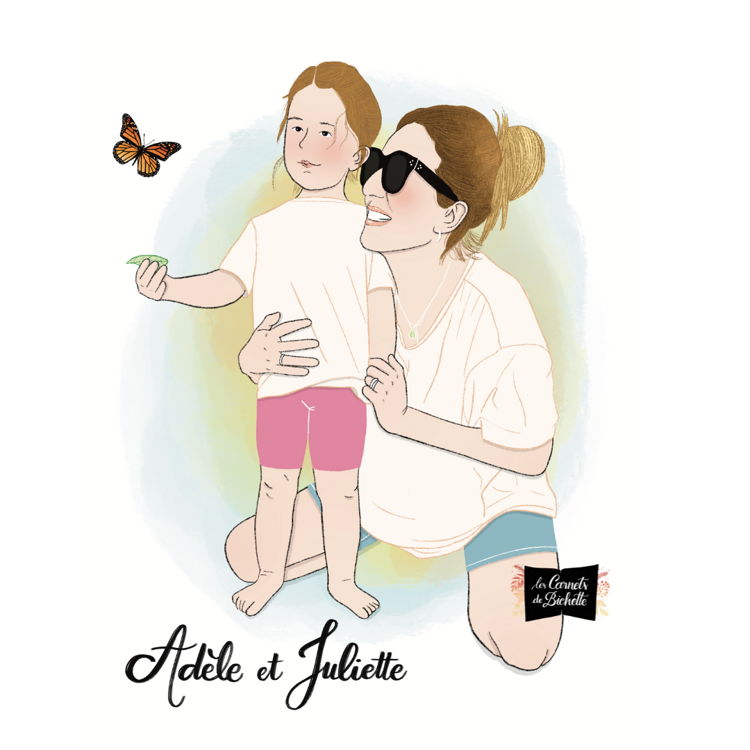 Portrait Adèle Juliette Montessorialamaison Les Carnets de Bichette