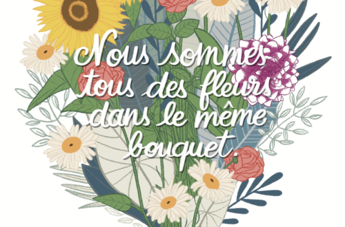 Bouquet illustré Salut c'est cool Les Carnets de Bichette